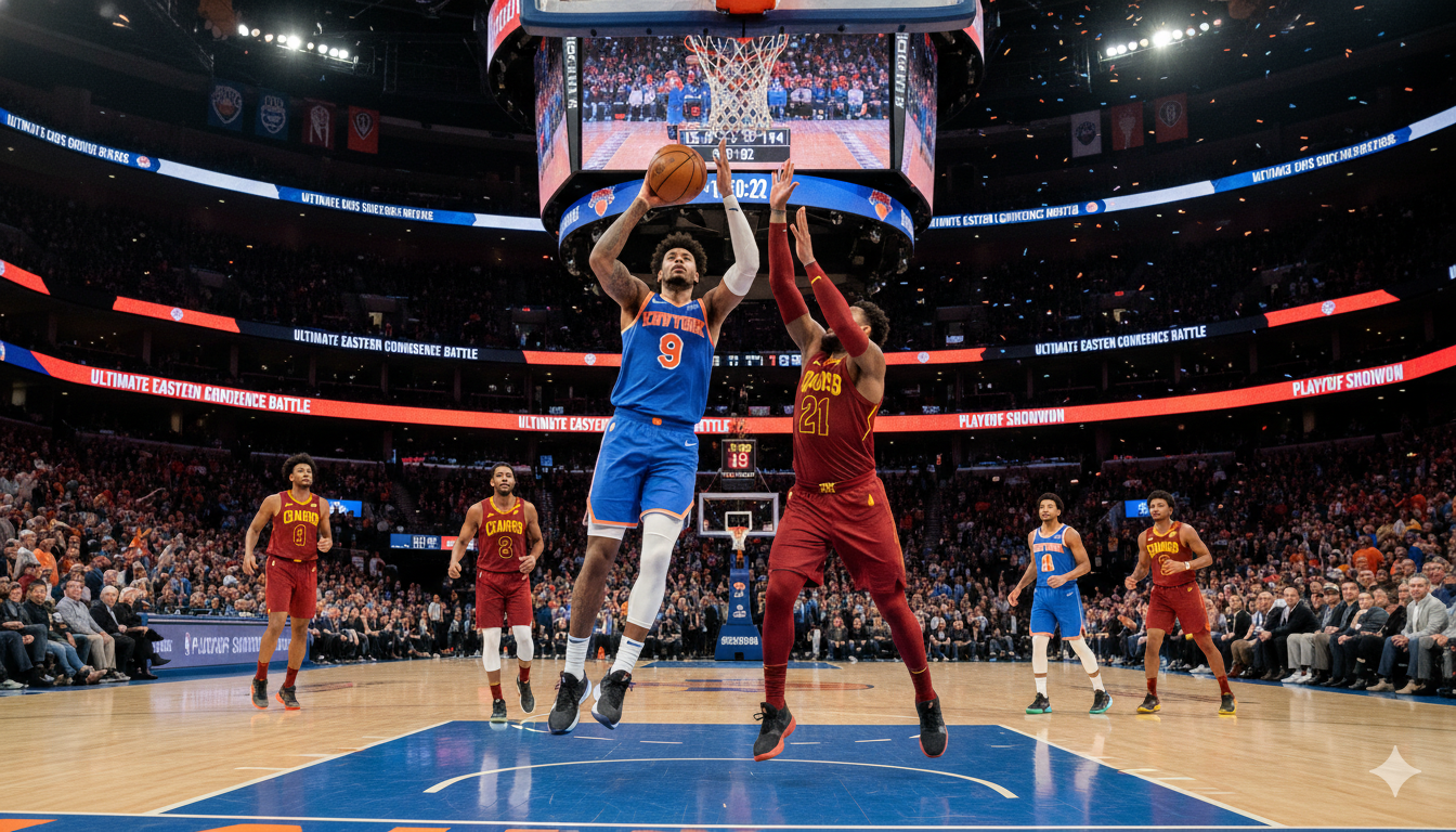 knicks vs cavaliers battle