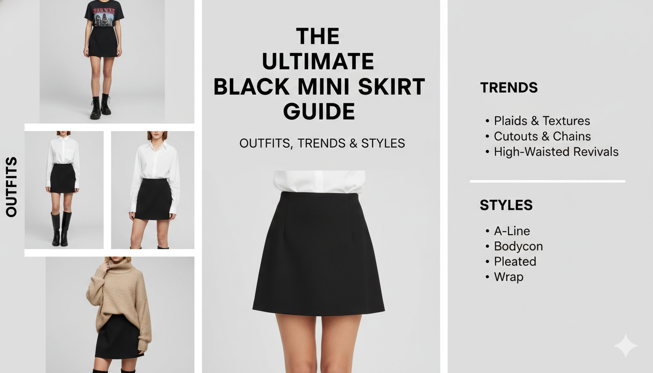 Ultimate Black Mini Skirt Guide: Outfits, Trends & Styles