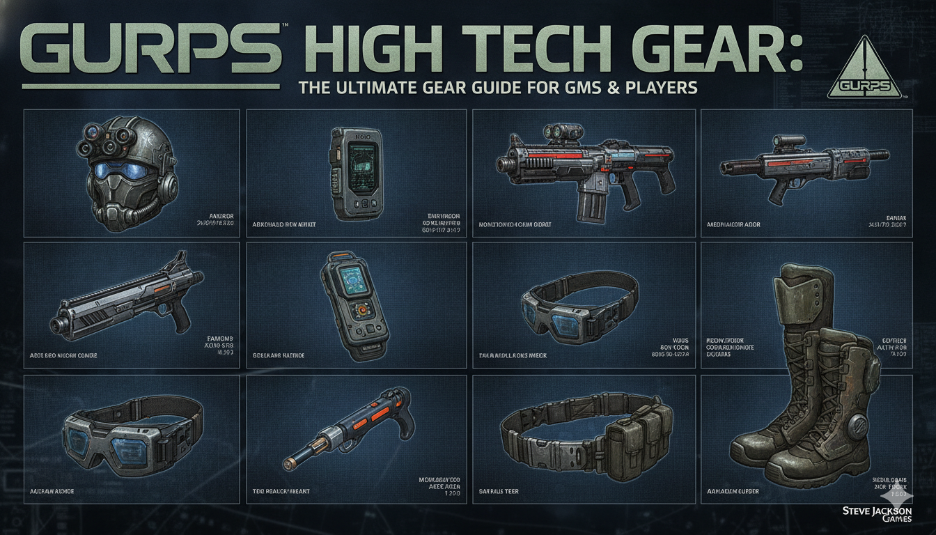 GURPS High Tech Gear: The Ultimate Gear Guide for GMs & Players